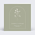 Faire-part Mariage Botanica Vert Sauge