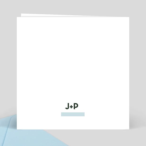 Faire-part Mariage Original Mots Croisés Verso