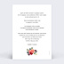 Faire-part Mariage Initiales et profusion de fleurs