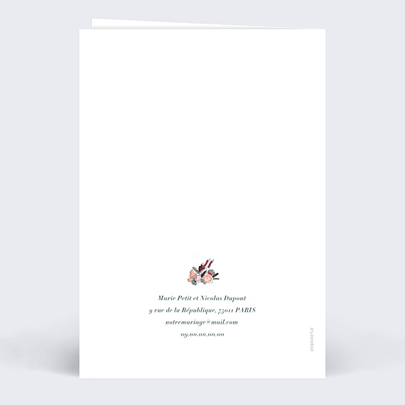 Faire-part Mariage Illustration Douceur