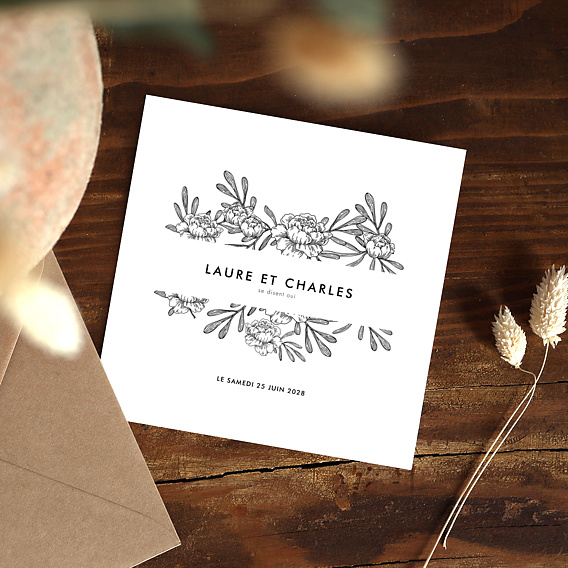 Faire part mariage Galanterie AprĂšs 4