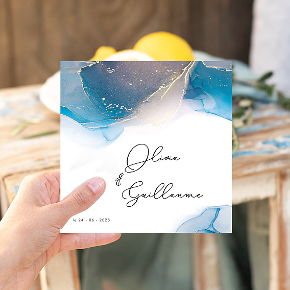 Faire part mariage Opaline Après 4