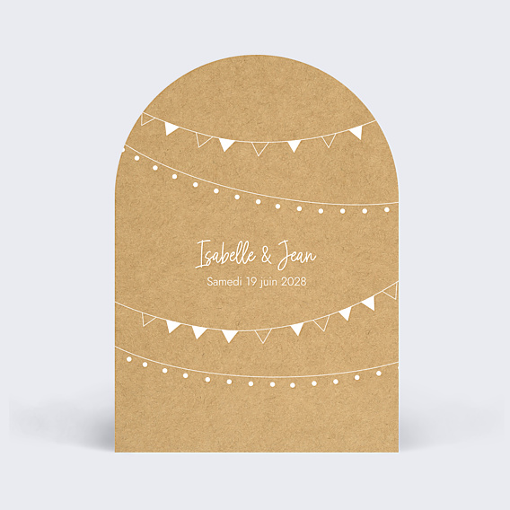 Faire-part Mariage Bucolique