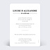 Faire-part Mariage Harmonie Ensemble Photo