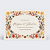 Faire part mariage Tourbillon d'Automne