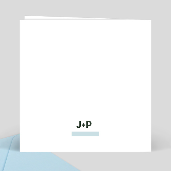 Faire part mariage Original Mots Croisés Verso