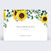 Faire-part Mariage Eucalyptus et Tournesol