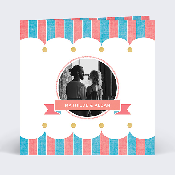Faire-part Mariage Cirque