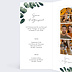 Faire-part Mariage Branche d'Eucalyptus