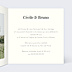 Faire-part Mariage Faire-part Mariage Classique Beige