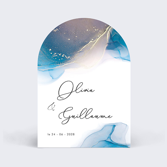 Faire part mariage Opaline