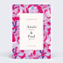 Faire-part Mariage Bougainvillier