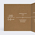Faire-part Mariage Bohème kraft
