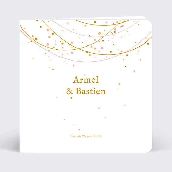 Faire-part Mariage Fairy lights