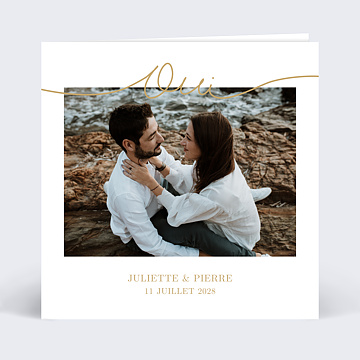 Faire-part Mariage Ligne
