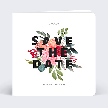 Faire-part Mariage Jardin Anglais