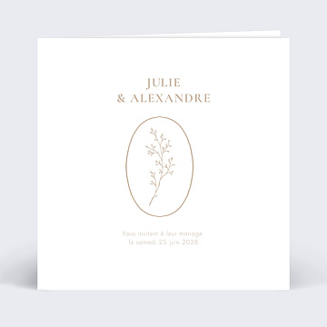 Faire-part Mariage Joli Bouquet