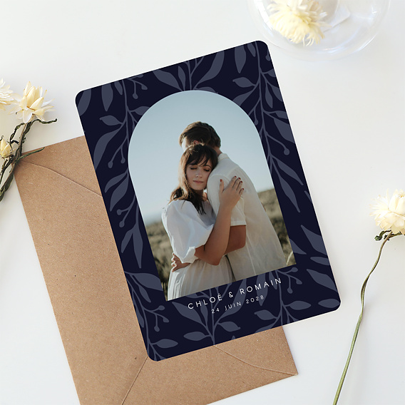 Faire part mariage Arche Botanique Après 4