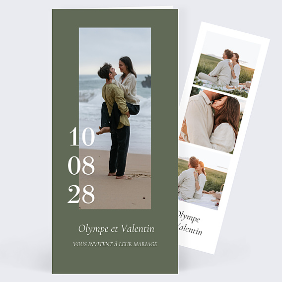 Faire-part Mariage Date