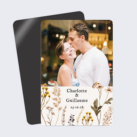 Faire-part Mariage Bouquet Sauvage