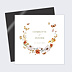 Faire part mariage Couronne de Papillons