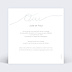 Faire part mariage Lettres Chic Verso