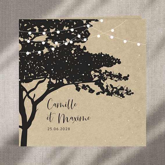 Faire-part Mariage Arbre