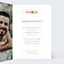 Faire-part Mariage Bouquet Printanier