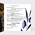 Faire-part Mariage Fleurs Bleues Aquarelle