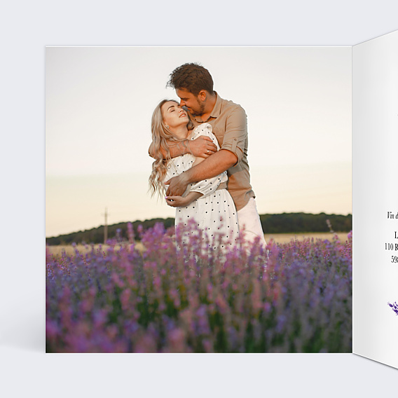 Faire-part Mariage Brin de Provence