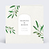 Faire part mariage Arche et Oliviers