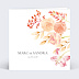 Faire part mariage Bohème Bouquet