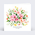 Faire part mariage Bouquet Champêtre Aquarelle