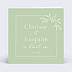 Faire part mariage Cadre minimaliste chic