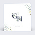 Faire part mariage Calligraphie Recto