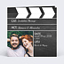 Faire part mariage Clap de cinéma