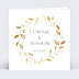 Faire part mariage Couronne chic
