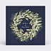 Faire part mariage Couronne Pomme de Pin