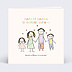 Faire part mariage Dessin Papa et Maman