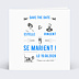 Faire part mariage Esprit Gravure