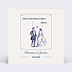 Faire part mariage Hirondelle d'Amour Recto