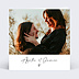 Faire part mariage Moments volés photo