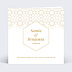 Faire part mariage Motif oriental