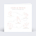 Faire part mariage Programme Illustré Recto