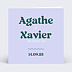 Faire part mariage Typographie Colorée