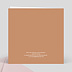 Faire part mariage Fond terracotta Verso