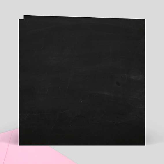 Faire part mariage Faire-part de Mariage Effet ardoise Verso