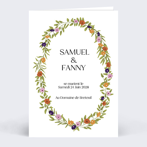 Faire-part Mariage Grande Couronne