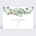 Faire part mariage Branche d'eucalyptus
