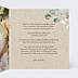 Faire-part Mariage Couronne Ocre Eucalyptus Kraft